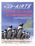 AiRTX IN COMPRESSED AIR. with AiRTX Compressed Air Products. I nternational. The Air Research Technology Company