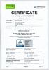 Certificate: / 29 April / /D1 of 07 July 2006 Addendum 936/ /C of 20 September 2013