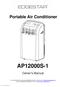 Portable Air Conditioner AP12000S-1. Owner s Manual