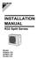 INSTALLATION MANUAL. R32 Split Series. Models RXM42LV1B RXM50LV1B RXJ50LV1B. Installation manual R32 Split series