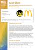 Case Study. Case Study. Pull Forward: Monitoring Drive-Thru Service Efficiency in McDonald s Restaurants. United Atlantic Systems (UAS) McDonald s