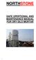 NORTHSTONE SAFE OPERTIONAL AND MAINTENANCE MANUAL FOR DRY SILO MORTAR