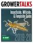 MAGAZINE SINCE Insecticide, Miticide, & Fungicide Guide Sponsored by
