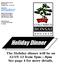 The Holiday dinner will be on 12/15/ 13 from 5pm 8pm See page 4 for more details.