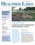 A PUBLICATION FROM AMERY LAKES PROTECTION AND REHABILITATION DISTRICT COMPLETES STORMWATER MANAGEMENT PLAN