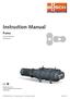 Instruction Manual. Puma. Vacuum Booster WP 4500 B. Ateliers Busch S.A. Zone industrielle, 2906 Chevenez Switzerland