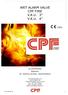 WET ALARM VALVE CPF FIRE V.A.U. 3 V.A.U. 4
