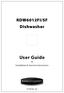 RDW6012FI/SF Dishwasher User Guide