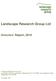 Landscape Research Group Ltd Directors Report, 2010