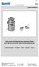 User manual in Original FOOD WASTE DISPOSER 500A-BS-K EXCELLENT SERIES WITH PROTECTIVE LID FOR SINK AND DISHWASHING LINE