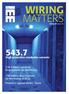 WIRING MATTERS High protective conductor currents. 17th Edition Launched Requirements for Bathrooms