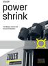 ZOLLER. power shrink. The Modular Shrink Unit for your Production