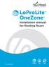 LoProLite OneZone installation manual for floating floors