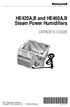 HE420A,B and HE460A,B Steam Power Humidifiers OWNER S GUIDE
