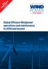 115 pages. Global Offshore Windpower operations and maintenance to 2018 and beyond