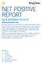 NET POSITIVE REPORT. DATA APPENDIX 2014/15 Detailed performance data