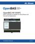 OpenBAS-HV-VAVFC. HVAC Controller for Variable Air Volume Boxes and Fan and Coil Applications. Installation Manual