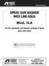 SPRAY GUN WASHER INOX LINE AQUA Mod. ILA