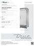 tgn refrigerators and freezers TABLE OF CONTENTS INSTALLATION MANUAL TGN-1R-1S-HC_TEU_HR