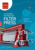 CHAMBER- MEMBRANE FILTER PRESS. Guaranteed efficiency without worries