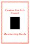 Paradise Fire Safe Council. Membership Guide