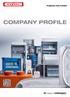 PASSION FOR POWER. COMPANY PROFILE. More information at   made in GERMANY. since 1931