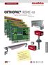 ORTHOPAC REMC-12 Process Control System