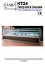 Pastry Cabinet KT 24. English INDEX