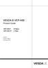 VESDA-E VEP-A00. Product Guide. April 2016 Document: 22060_11 Part Number: 30274