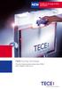 TECE flushing technology. The new flush-mounted cistern from TECE with a depth of only 8 cm. Suitable for the range of TECE NEW push plates.