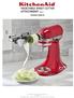 KitchenAid Australia Training Department Edi on Specifica ons subject to change without no ce. All informa on correct as of July 2017.