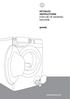 DETAILED INSTRUCTIONS FOR USE OF WASHING MACHINE