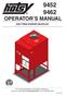 OPERATOR S MANUAL. For technical assistance or the dealer nearest you, consult our web page at   or call #