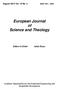 European Journal of Science and Theology