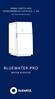 SPARE PARTS AND CONSUMABLES CATALOG US SECOND QUARTER 2015 BLUEWATER PRO WATER PURIFIER