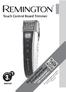 Touch Control Beard Trimmer