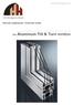 HH Windows & Doors German engineered. American made. the Aluminum Tilt & Turn window