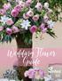 Wedding Flower Guide 2018