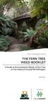 THE FERN TREE WEED BOOKLET. A Guide to Environmental Weeds of Fern Tree on the slopes of kunanyi/mt Wellington. A Fern Tree Bushcare Initiative