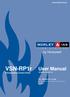 VSN-RP1r Extinguishing Control Panel. User Manual (Software version 3.x) by Honeywell.   doc. MIE-MN-570I rev.008