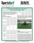Spring Athletic Field Maintenance Calendar for the Transition Zone: March May