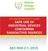 AEC RADIATION SAFETY GUIDE SAFE USE OF INDUSTRIAl DEVICES CONTAINING RADIOACTIVE SOURCES
