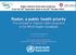 Radon, a public health priority The concept of national radon programs in the WHO Radon Handbook