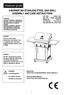 3-BURNER 304 STAINLESS STEEL GAS GRILL ASSEMBLY AND CARE INSTRUCTIONS