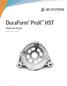 DuraForm ProX HST. Material Guide. Original Instructions 3D SYSTEMS, INC