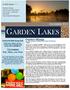 GARDEN LAKES DECEMBER Mark your calendar, the next Garden Lakes community-wide garage sale is scheduled for