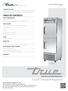 T-23DT: Freezer/Refrigerator TABLE OF CONTENTS INSTALLATION MANUAL T-23DT