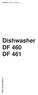 Dishwasher DF 460 DF 461