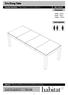 habitat Drio Dining Table Dimensions Tools required Width -120cm Depth - 95cm Height - 750cm Assembly Instructions - Please keep for future reference