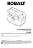 CORDLESS VACUUM MODEL #KWDV 0124B-03 ITEM # Español p.15